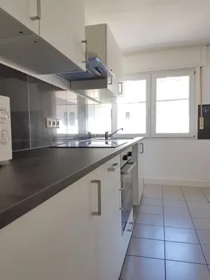 Küche/Küchenzeile in der Unterkunft Bockstalstr 59a 20a