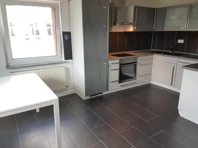 Küche/Küchenzeile in der Unterkunft Bockstalstr 59a 20b