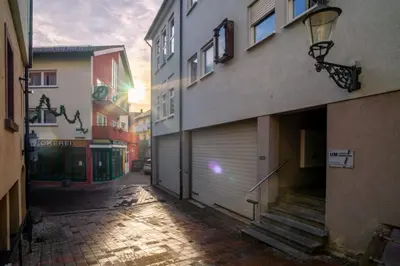 Das Gebäude in dem sich die Ferienwohnung befindet