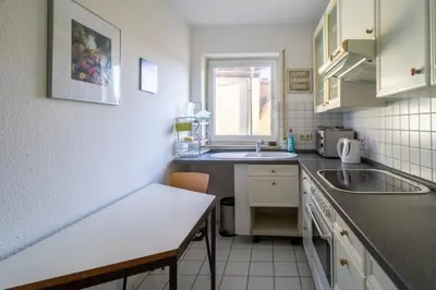 Küche/Küchenzeile in der Unterkunft 2-Zimmer Wohnung im Zentrum von Buchen