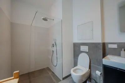 Ein Badezimmer in der Unterkunft SCHLOSSBERG RESIDENCES - Design City-Apartment im Herzen von Bensheim