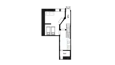 Grundriss der Unterkunft Wohnen in der Altstadt - Wohnungen und Studio