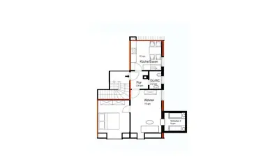 Grundriss der Unterkunft Wohnen in der Altstadt - Wohnungen und Studio
