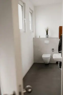 Ein Badezimmer in der Unterkunft Goldstadt-Loft