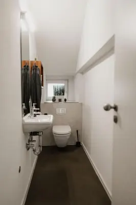 Ein Badezimmer in der Unterkunft Goldstadt-Loft