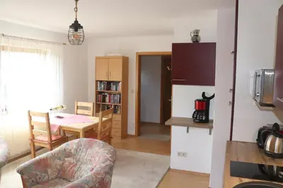 Küche/Küchenzeile in der Unterkunft Ferienwohnung Pimer