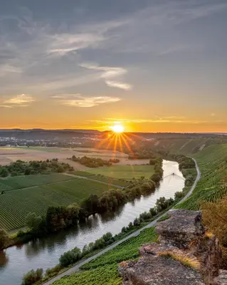 Naturlandschaft in der Nähe des Privatzimmers