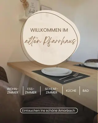 Grundriss der Unterkunft Altes Pfarrhaus Amorbach