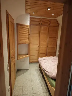 Ein Bett oder Betten in einem Zimmer der Unterkunft Gemütliche Einliegerwohnung im Herzen der Pfalz