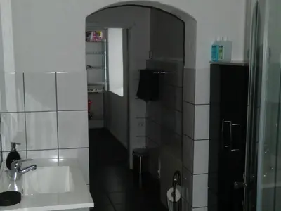Ein Badezimmer in der Unterkunft Haus Gitta