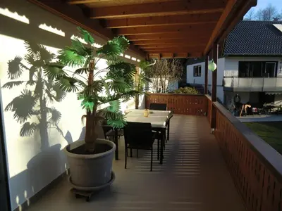 Ein Balkon oder eine Terrasse in der Unterkunft Haus Gitta