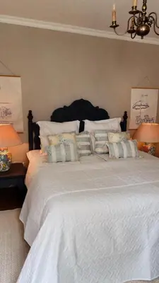 Ein Bett oder Betten in einem Zimmer der Unterkunft La!Maison am Rhein