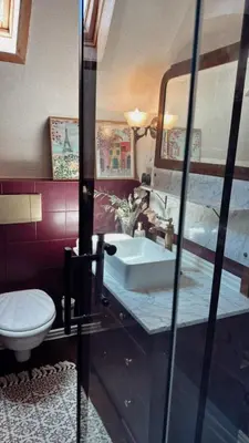 Ein Badezimmer in der Unterkunft La!Maison am Rhein