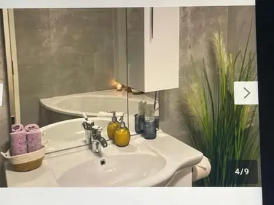 Ein Badezimmer in der Unterkunft Ferienwohnung in Frankenthal