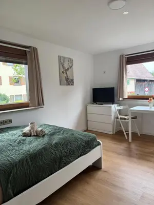 Ein Bett oder Betten in einem Zimmer der Unterkunft Haus Schömberg