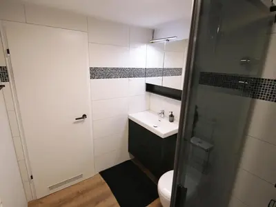 Ein Badezimmer in der Unterkunft Apartment Rundum glücklich - Karlsruhe City