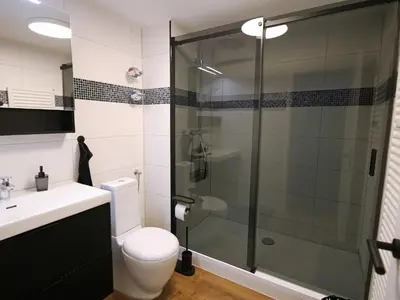 Ein Badezimmer in der Unterkunft Apartment Rundum glücklich - Karlsruhe City