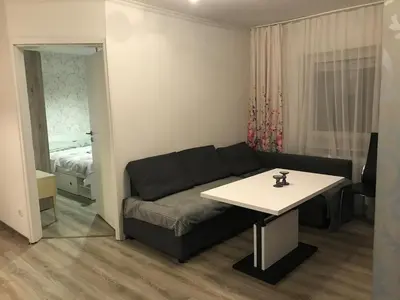 Ein Sitzbereich in der Unterkunft 64747 Breuberg Odenwald 2 Schlafzimmer