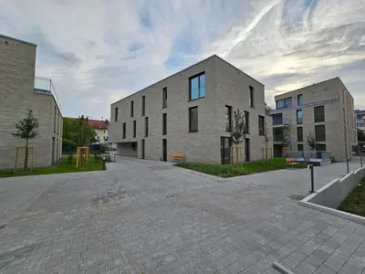 Das Gebäude in dem sich die Ferienwohnung befindet