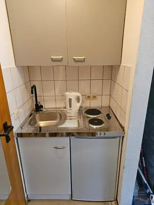 Küche/Küchenzeile in der Unterkunft City Apartment