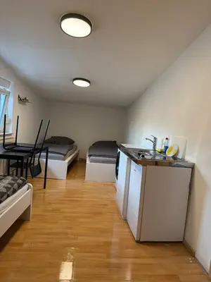 Ein Sitzbereich in der Unterkunft Monteurwohnung Viernheim