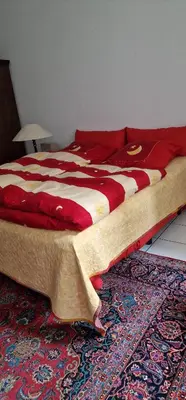 Ein Bett oder Betten in einem Zimmer der Unterkunft Studio auszeit in Speyer