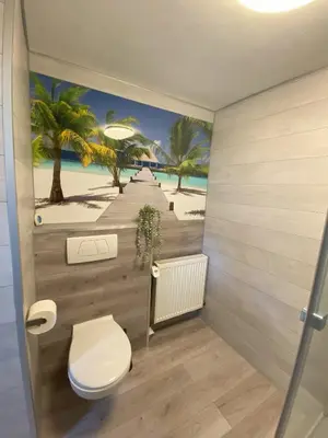Ein Badezimmer in der Unterkunft Ferienhaus Engelsgasse