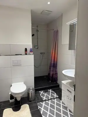 Ein Badezimmer in der Unterkunft Sonnenblick Kleiberweg