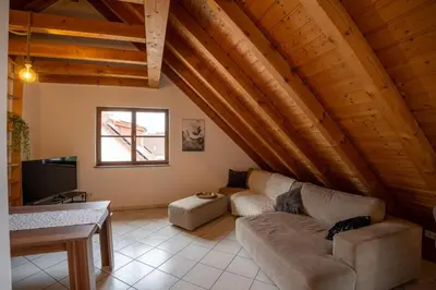 Ein Sitzbereich in der Unterkunft Casa Maiwald