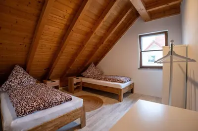 Ein Bett oder Betten in einem Zimmer der Unterkunft Casa Maiwald