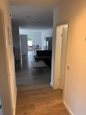 Grundriss der Unterkunft 3 Schlafzimmer Wohnung für 6 Personen in Wörrstadt inkl Terrasse & Garten