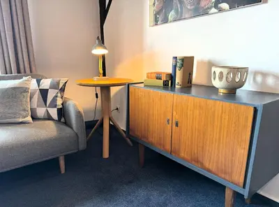 Ein Sitzbereich in der Unterkunft Herzogskelter Hotel & Restaurant