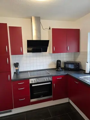 Küche/Küchenzeile in der Unterkunft Moderne großzügige Wohnung zu vermieten