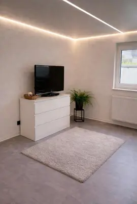 TV/Unterhaltungsangebot in der Unterkunft Modernes ruhiges Appartement mitten in Bad Rappenau