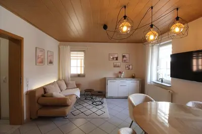 Ein Sitzbereich in der Unterkunft Stay & Relax