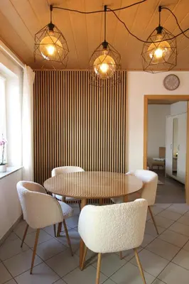Ein Sitzbereich in der Unterkunft Stay & Relax