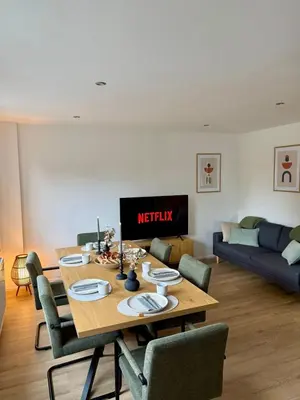 TV/Unterhaltungsangebot in der Unterkunft Lupi Grey - stylish und luxury Apartment