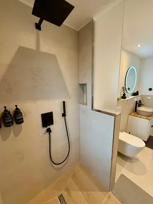 Ein Badezimmer in der Unterkunft Lupi Grey - stylish und luxury Apartment