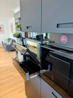 Küche/Küchenzeile in der Unterkunft Lupi Grey - stylish und luxury Apartment