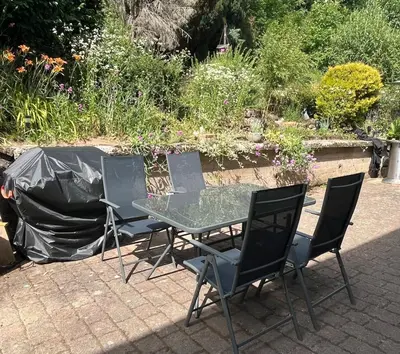 Ein Garten an der Unterkunft Apartment Waldidyll