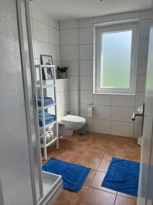 Ein Badezimmer in der Unterkunft Apartment Waldidyll