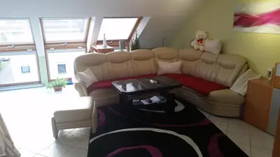 Ein Sitzbereich in der Unterkunft HomeStay Sandra