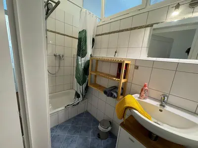 Ein Badezimmer in der Unterkunft Apt4 - Ferienwohnung Brötzingen 3 OG
