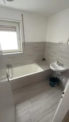 Ein Badezimmer in der Unterkunft Monteurwohnung und Ferienwohnung Mannheim