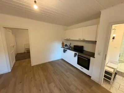 Küche/Küchenzeile in der Unterkunft Heppenheim Monteurswohnung