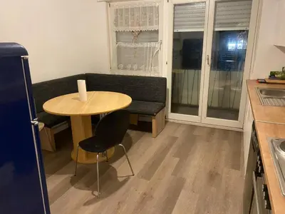 Küche/Küchenzeile in der Unterkunft Monteur- und Ferienwohnung Mannheim