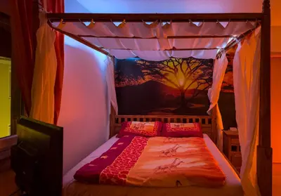 Ein Bett oder Betten in einem Zimmer der Unterkunft Savanna Loft