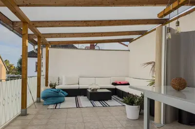 Ein Balkon oder eine Terrasse in der Unterkunft Savanna Loft