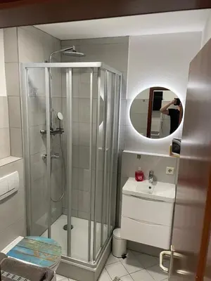 Ein Badezimmer in der Unterkunft Fewo Herrmann