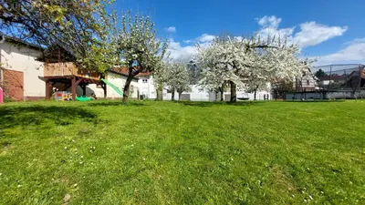 Ein Garten an der Unterkunft Fewo Helene im schönen Odw